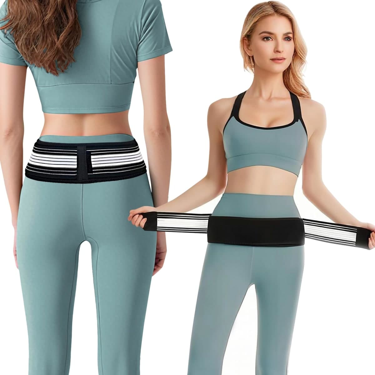Callicebus Lumbar Belt for Lumbar Pain Sciatic Nerve Relief for Sciatica Hip Pain Relief Spine Pelvic Sacroiliosacre Pain — image 1