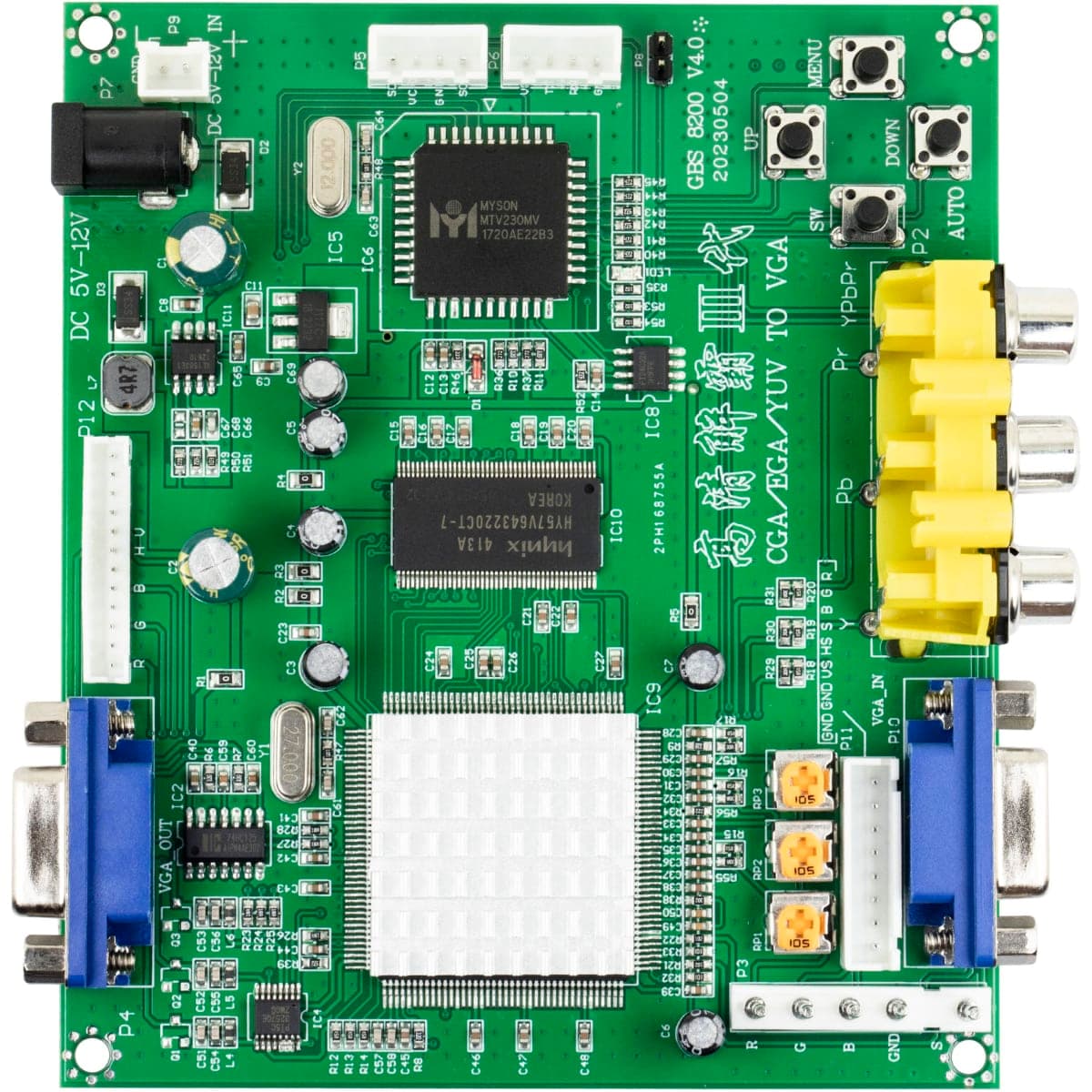 yddmyo for GBS8200 Arcade Game Video Converter Board CGA/EGA/YUV/RGB to VGA Output Module 1 Channel GBS-8200 Monitor LCD HD CRT thumbnail 2