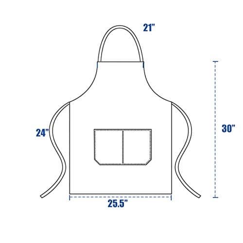 DUSKCOVE 8 Pack Bib Aprons Bulk - Unisex Yellow Commercial Apron with 2 Pockets for Kitchen Crafting BBQ Drawing Cooking thumbnail 3
