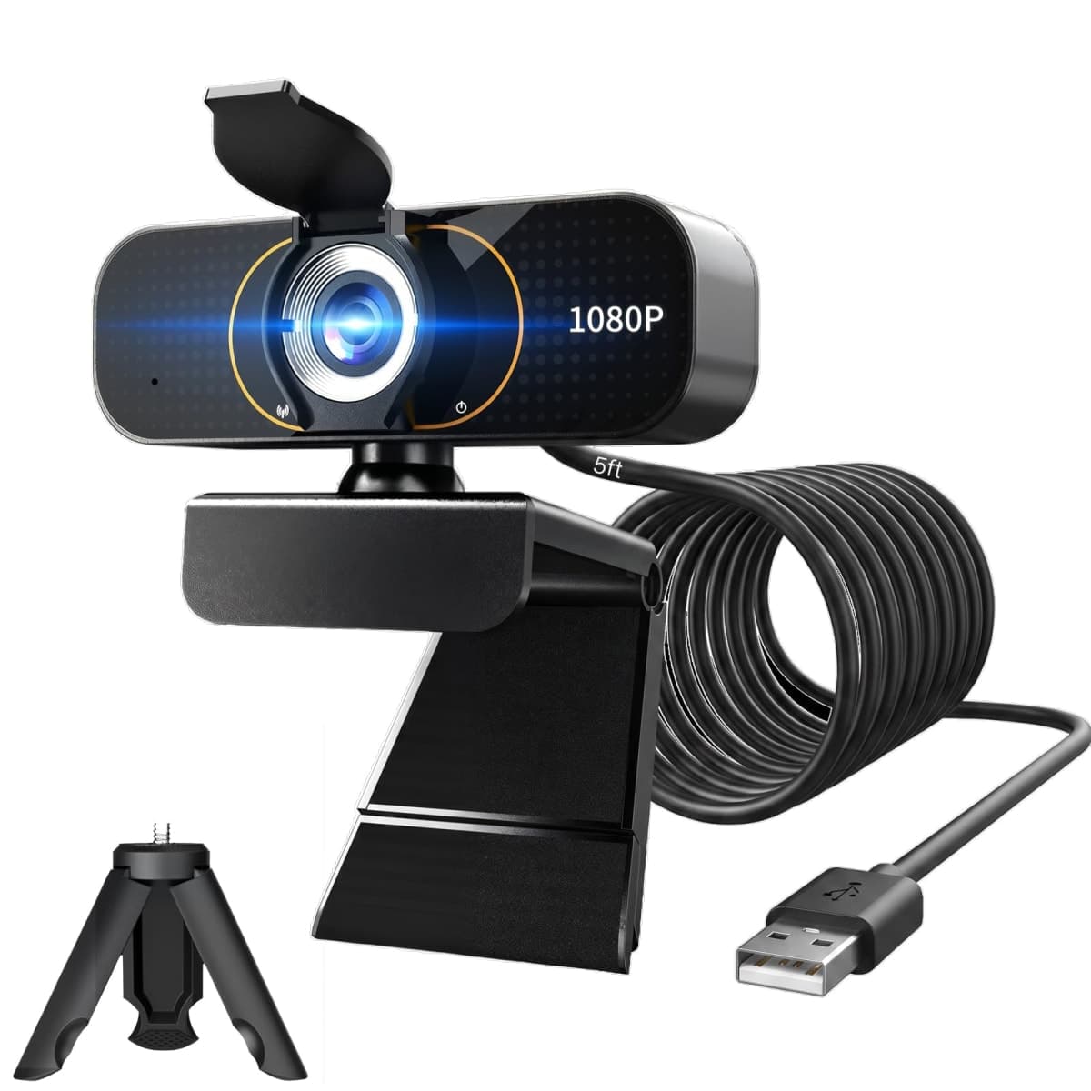weishin 1080P Webcam for PC & Laptop with Microphone — Stay Connected