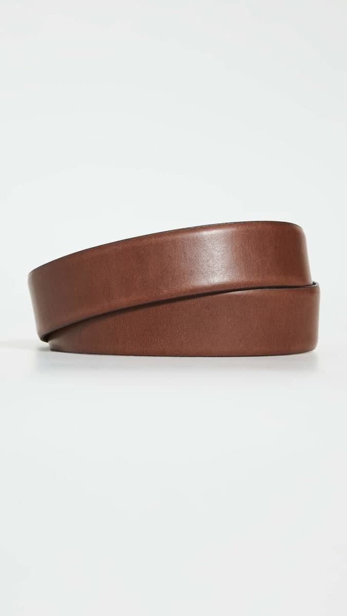 BOSS Men's Celie Italian Leather Belt, Chestnut, 36 thumbnail 4
