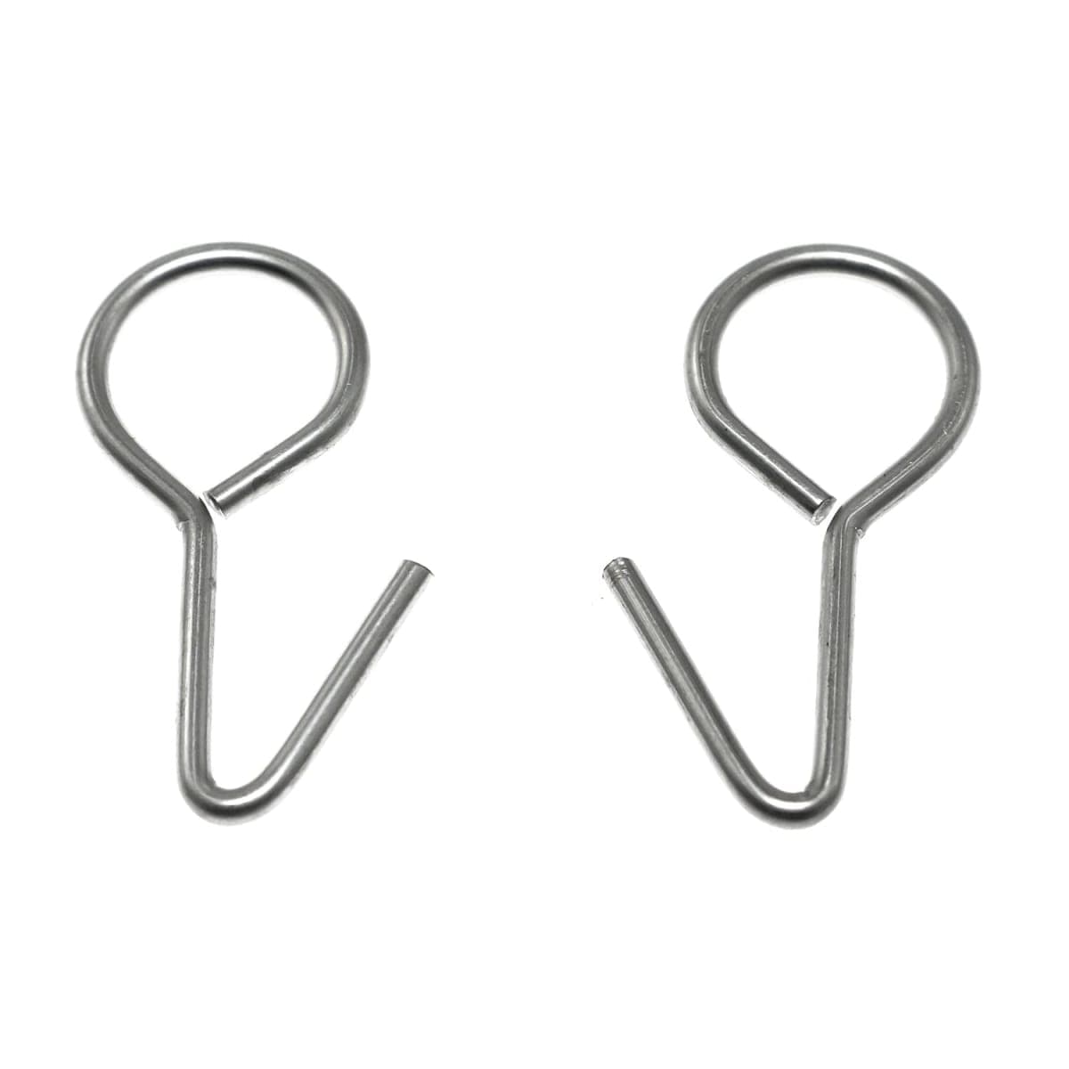 Maxmoral Car Seat Cover Hooks 50pcs Steel Vehicle Seat Pad Fixing Hanger Metal Hooks Car Seat Cover Part, Silver Tone thumbnail 3