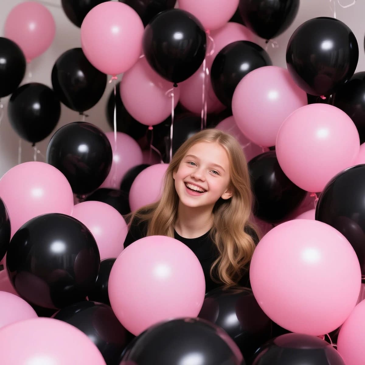 110pcs Black Balloon 12 inch, Black Latex Balloons for Birthday Party Baby Shower Wedding(with 2 Ribbons). thumbnail 5