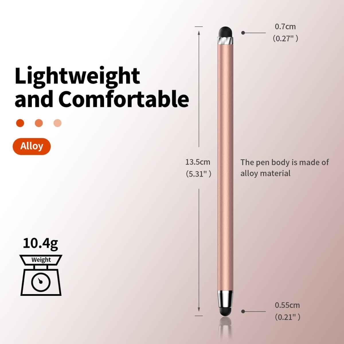 DAXINGXING 10 PCS Stylus Pen for Touchscreen ipad.High Precision,20 Tips thumbnail 2