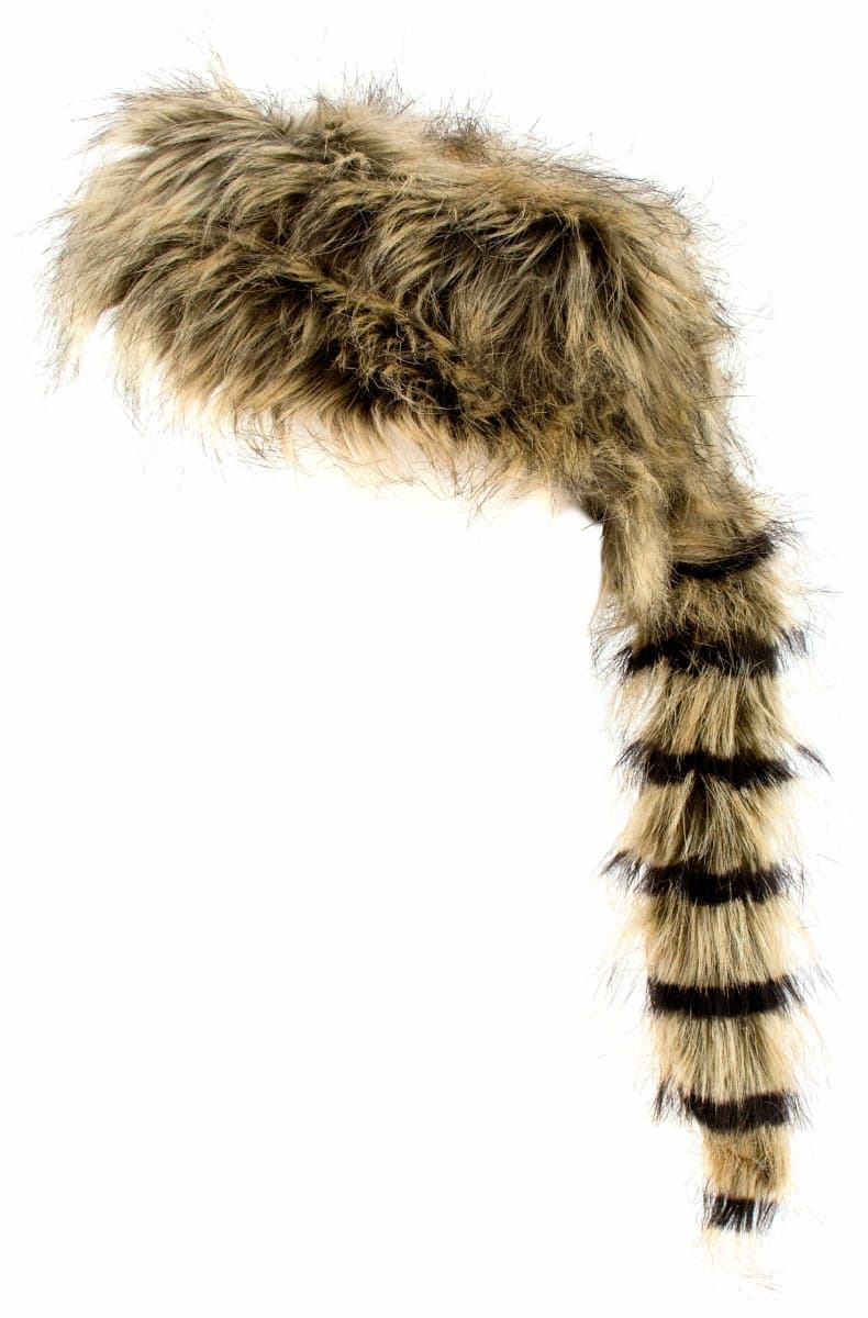 Boone's Mill | Coonskin Cap | Synthetic Fur and Tail | 3 Sizes (Medium) — image 1
