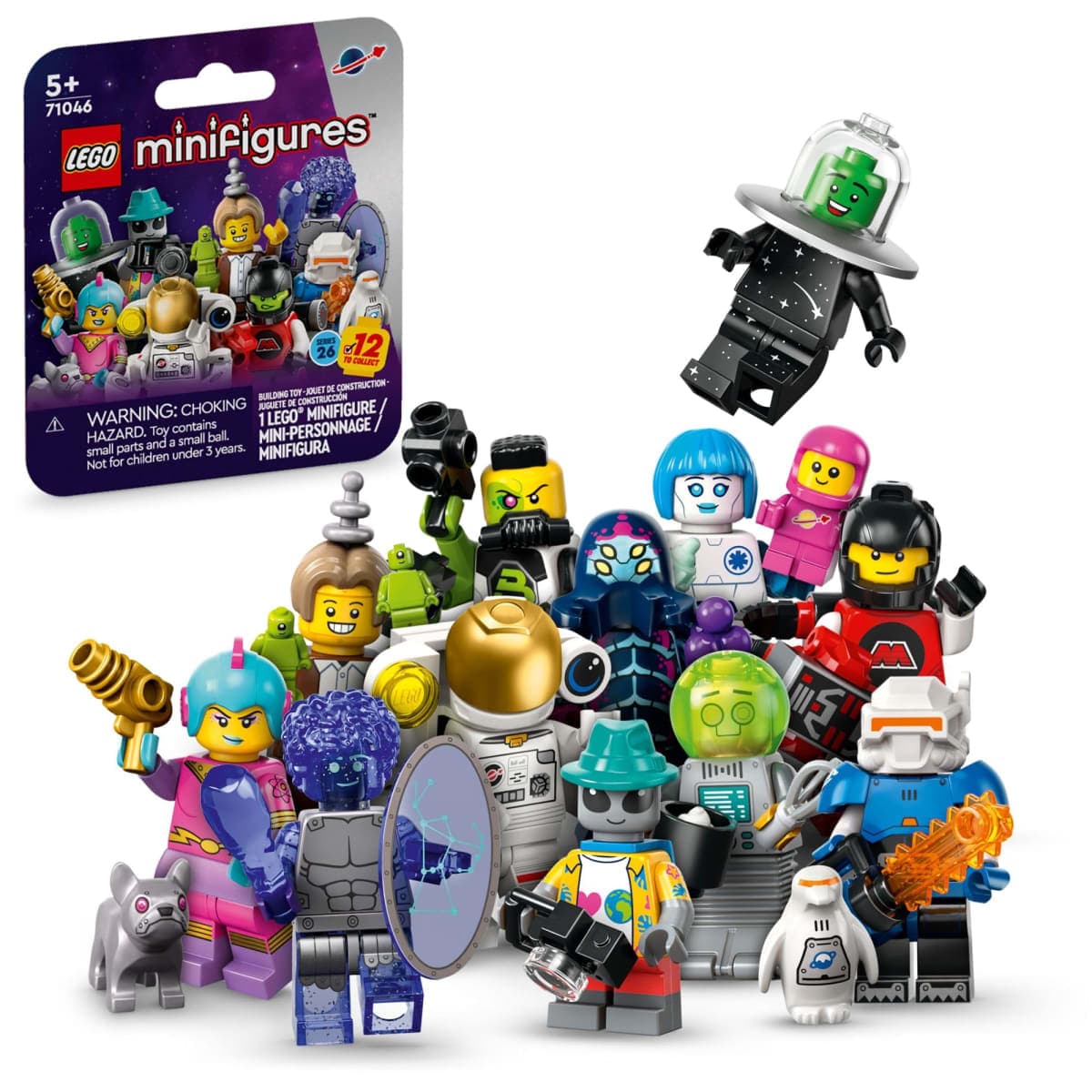 Lego Minifigures - Series 26 - Space - 12 to Collect - Limited Edition Collectible Building Kit - New 2024