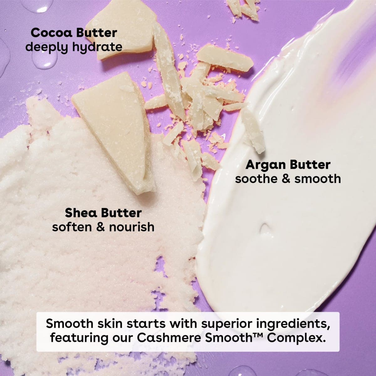 Eos Shea Better™ Cashmere Body Oil, Vanilla Cashmere, 24H Moisture, Plant-Based Squalane, 177 mL thumbnail 3