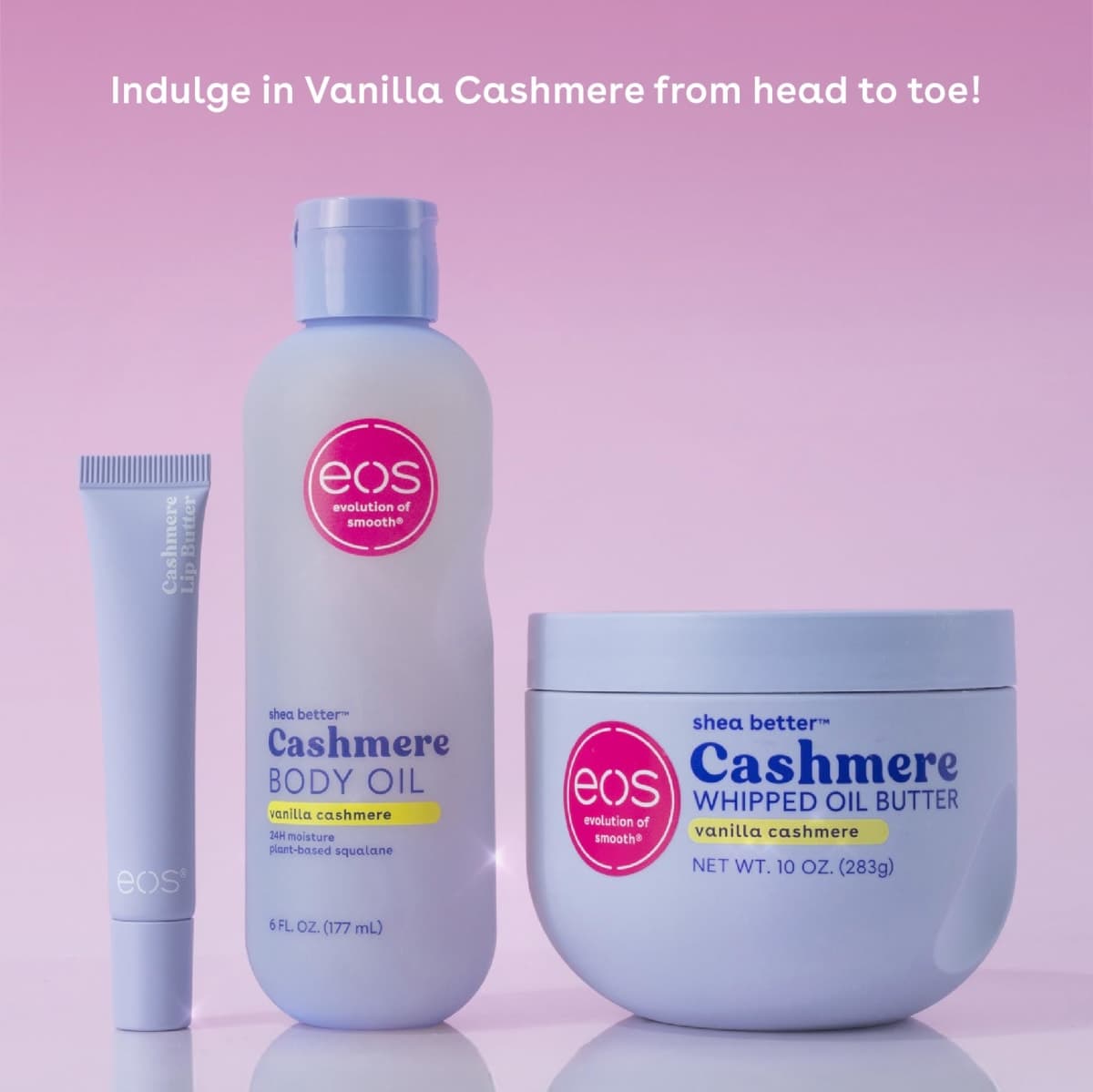 Eos Shea Better™ Cashmere Body Oil, Vanilla Cashmere, 24H Moisture, Plant-Based Squalane, 177 mL thumbnail 4
