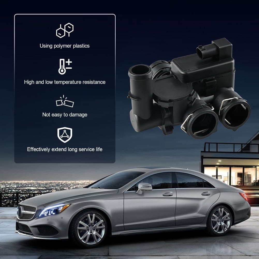 JDMON Heater Control Valve Compatible with Mercedes Benz 2003 2004 2005 2006 2007 2008 2009 W211 W219 E320 E500 CLK320 CLK350 CLS500 E63 E550 Replace 2118320584 2118320084 A2118320584 thumbnail 4