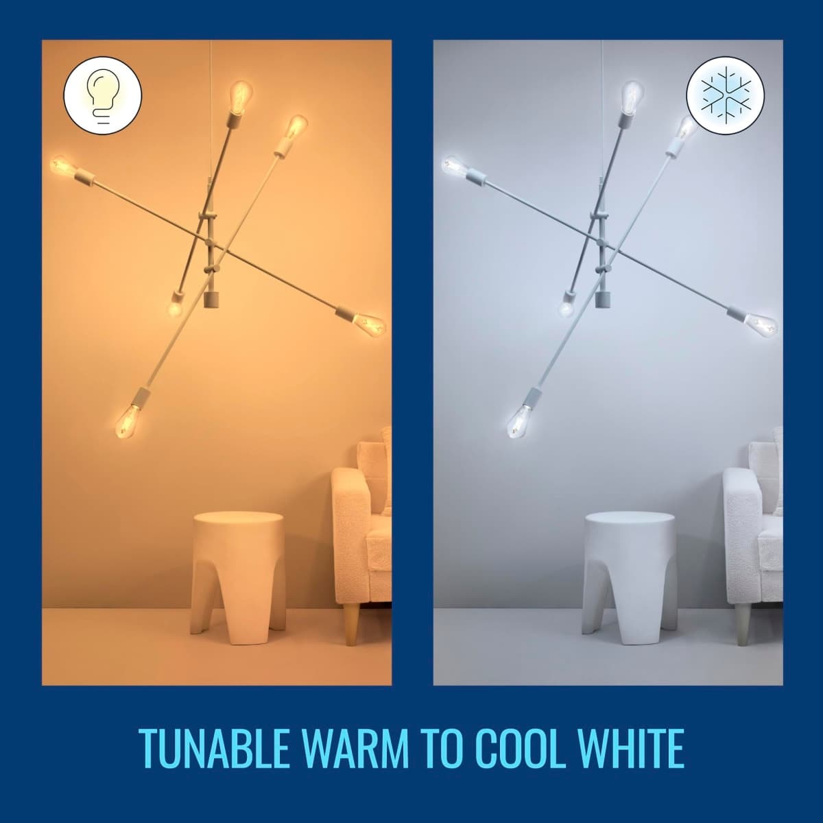 Wiz 60W ST19 Clear Tunable White thumbnail 3