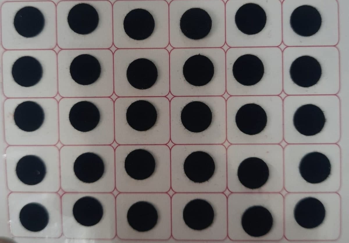 720 Bindi Count Black Color Multi Size Polka Dots Indian Daily Use or Craft work Bindi (Black) thumbnail 4