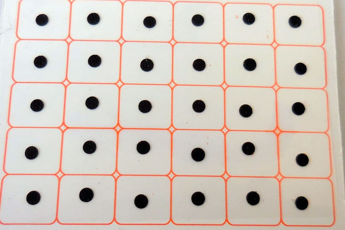 720 Bindi Count Black Color Multi Size Polka Dots Indian Daily Use or Craft work Bindi (Black) thumbnail 5