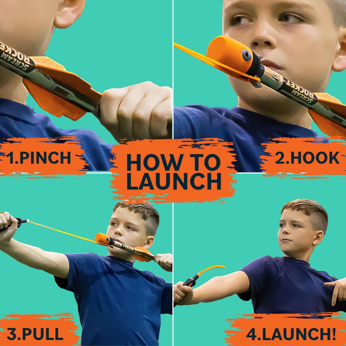 Toy Rocket Launcher for Kids: Outdoor Toys Slingshot Rocket Launchers - Best 6-10 Year Old Boy Gifts for Teens Boys & Girls All Ages - Fun Summer Toys 5 6 7 8 9 10 11 12+ Year Old Boy Birthday Gifts thumbnail 5