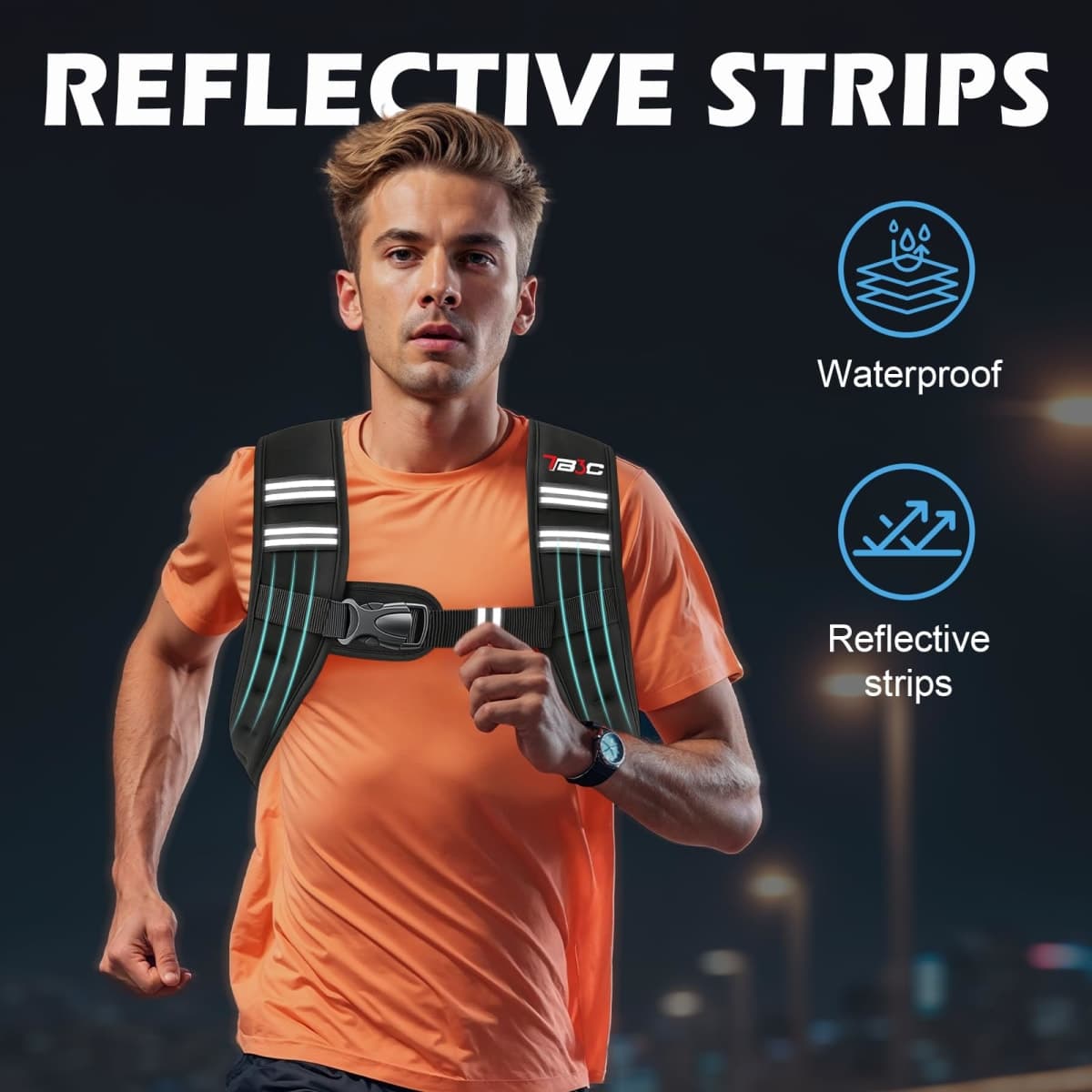 Weighted Vest for Women 8Lbs with Reflective Stripe and Double Adjustable Buckle Straps Weight Vests for Walking, Weight Loss, Training, Running thumbnail 2