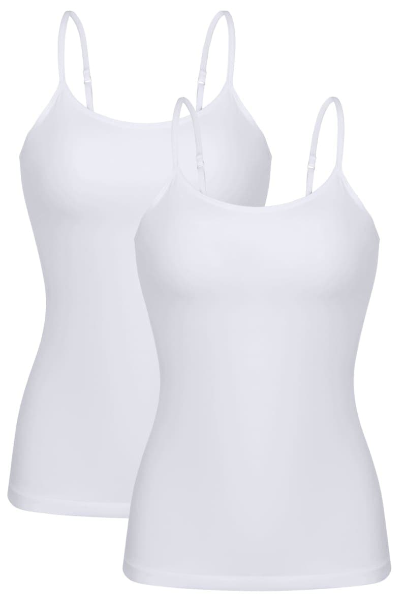 beautyin Adjustable Womens Camisoles Basic Undershirt Spaghetti Strap Tank Top — image 1