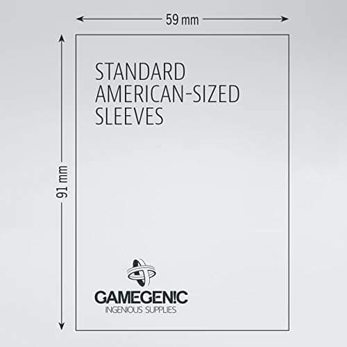 Gamegenic Card Sleeves – Matte Standard American-Sized 50CT – Smooth & Tough Card Sleeves – Card Size up to 57mm x 89mm - Compatible with Arkham Horror, Twilight Imperium, Zombicide thumbnail 4