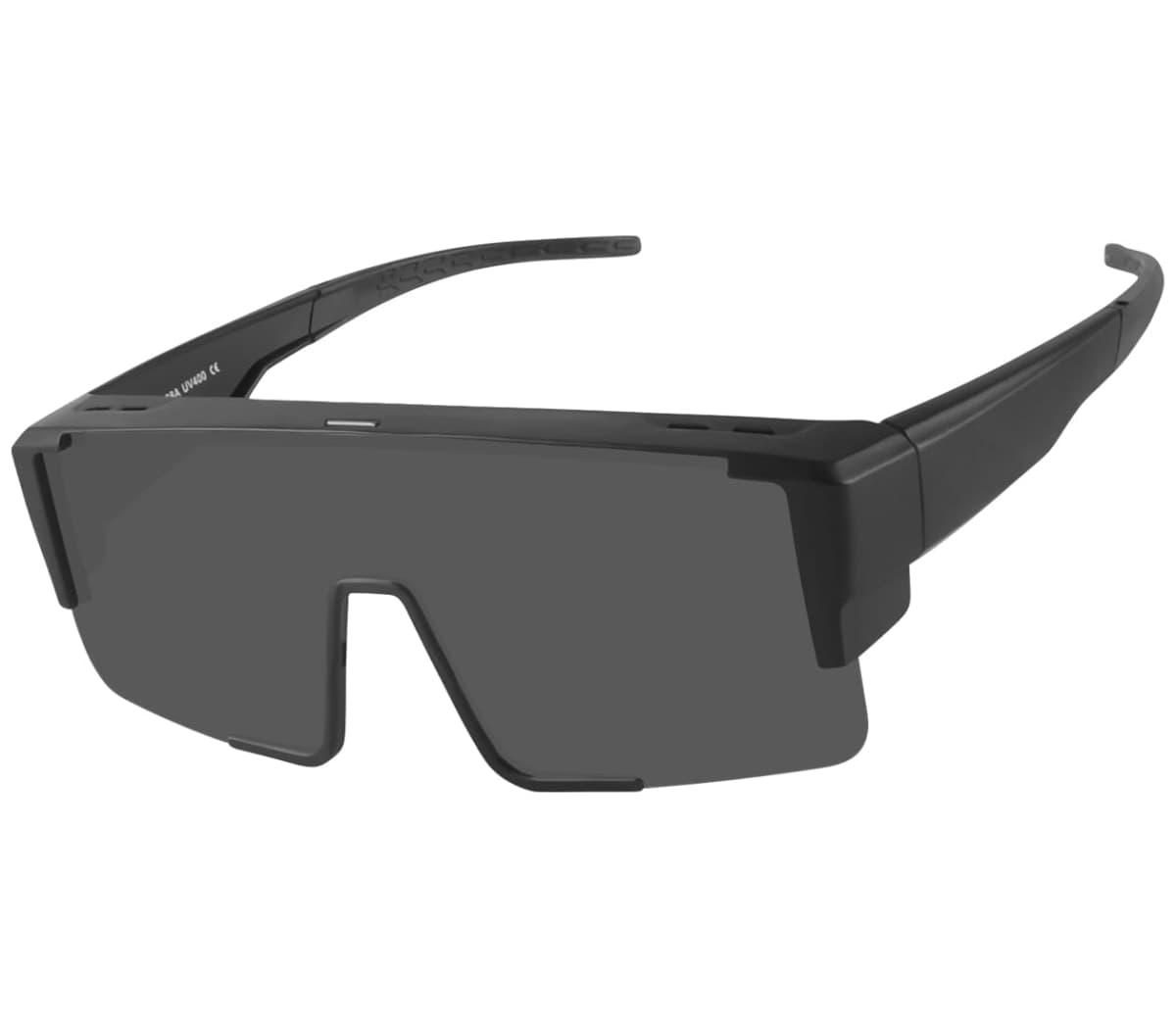 OULAIQI Polarized Fit Over Glasses Sunglasses for Men Women,UV400 Sun Glasses Sports Wrap Around for Driving Cycling Fishing, Black, Total Width:5.7*2.1 in — image 1
