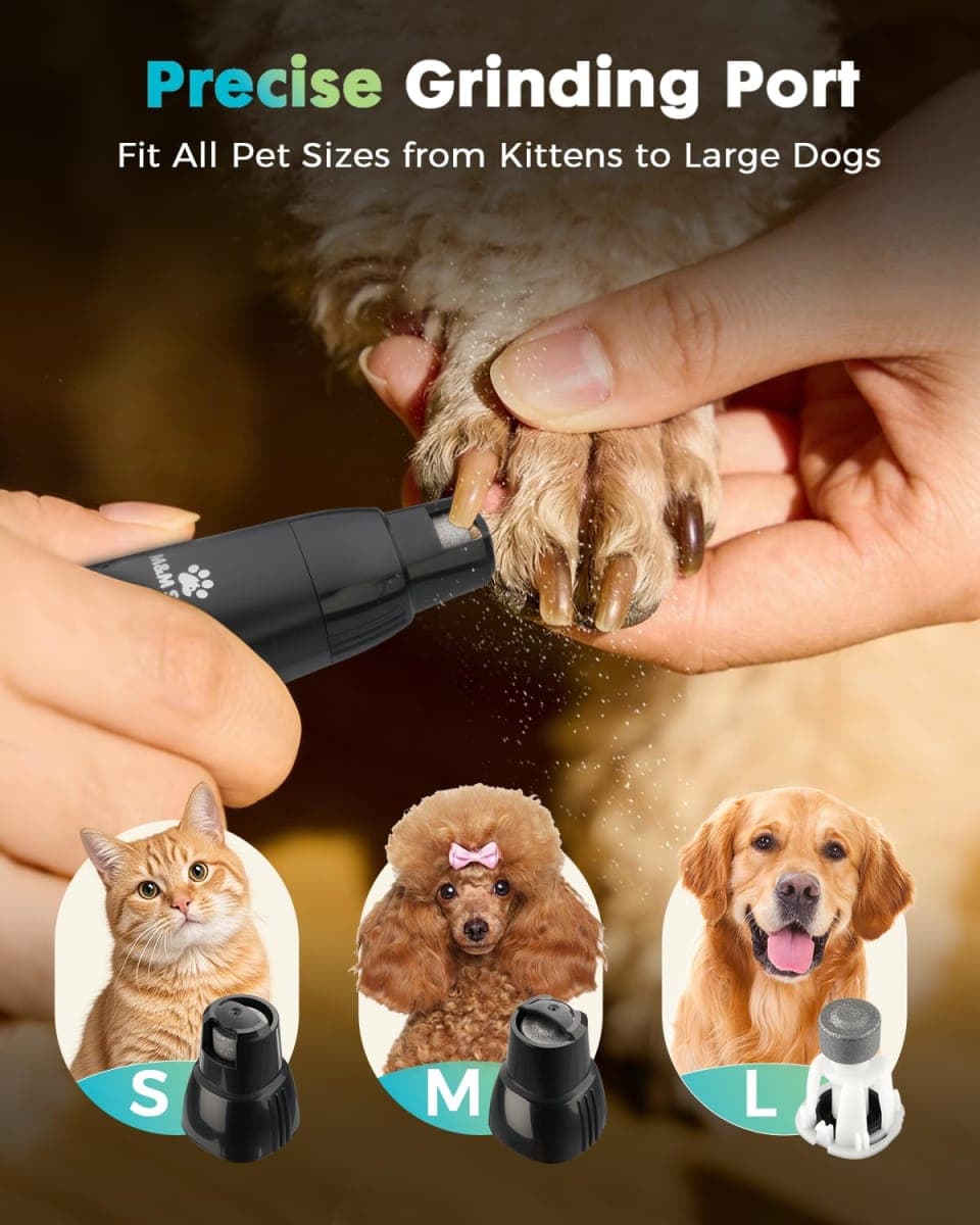 M&M STAR Dog Grooming Kit Quiet Dog Clippers for Grooming Heavy Thick Coats thumbnail 4