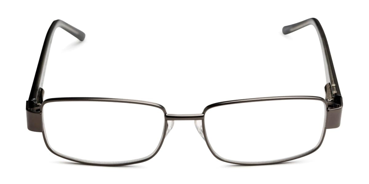 Foster Grant Wes Men's Multifocus Glasses, Gunmetal, 2 thumbnail 2