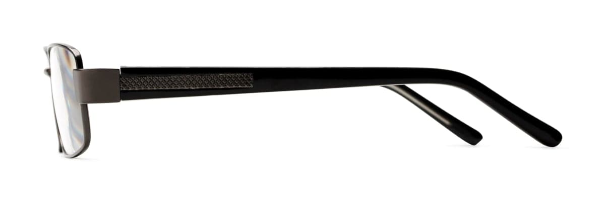 Foster Grant Wes Men's Multifocus Glasses, Gunmetal, 2 thumbnail 3