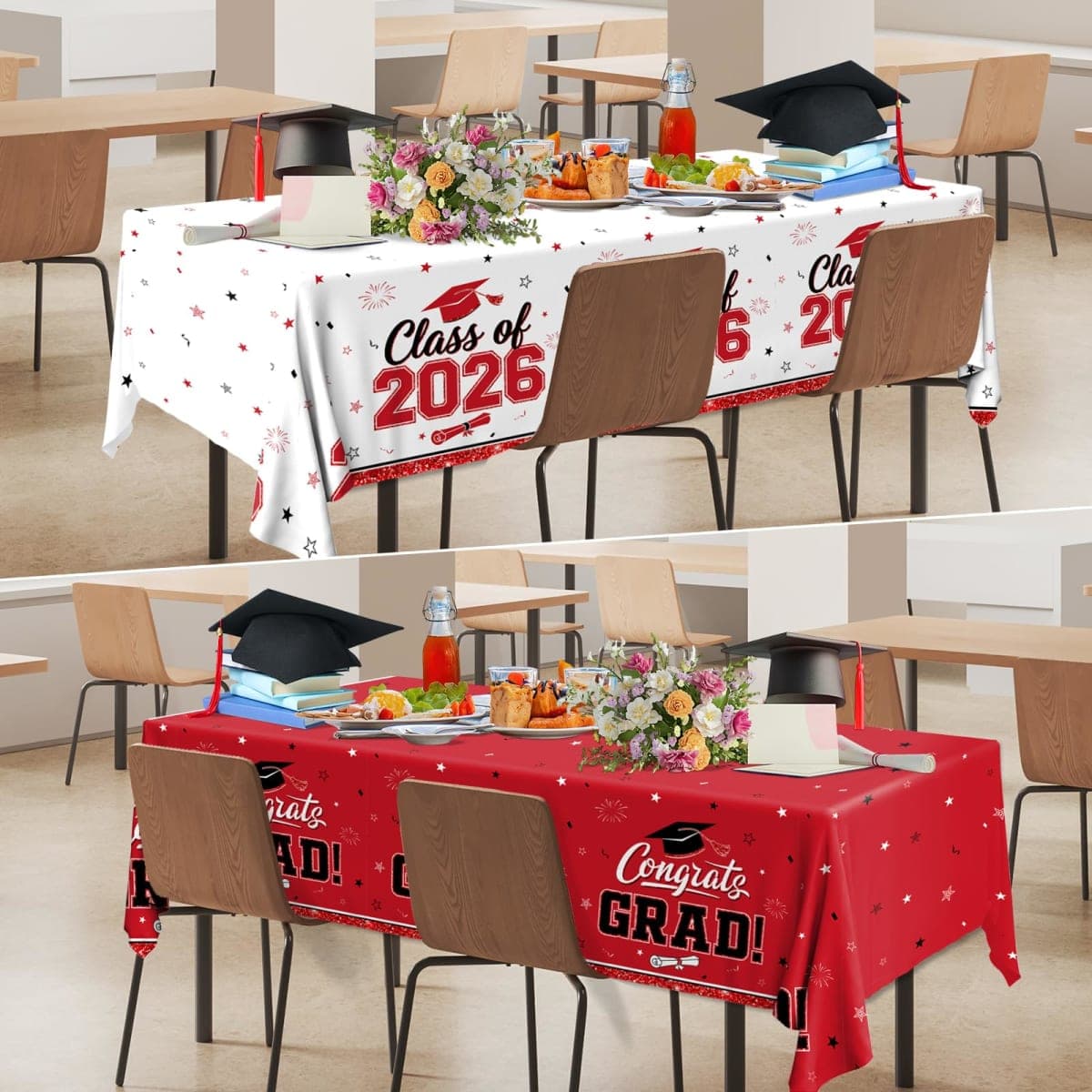 YTGUVBK Graduation Tablecloth (Red) thumbnail 2