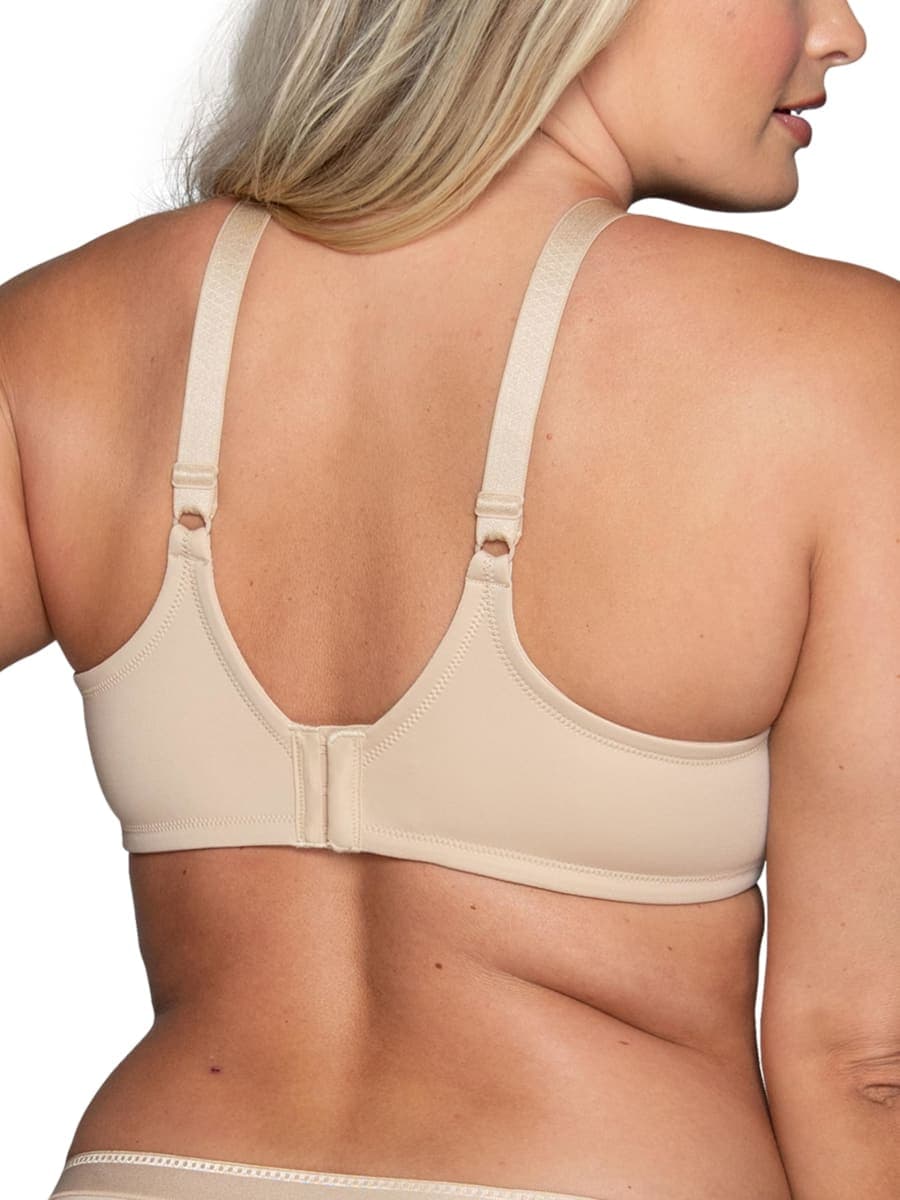 Vanity Fair Women's Beauty Back Full Figure Wirefree Bra 71380, Damask Neutral, 38C thumbnail 3