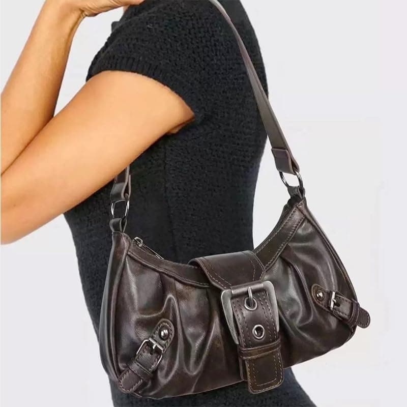 Women's Y2K Purse Shoulder Bag Top Handle Handbag Small Punk Hobo Clutch Purses Bags Trendy thumbnail 2