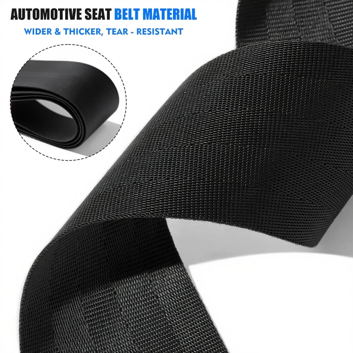 2 Pack T-Bar Luggage Straps, Luggage Straps to Connect Two Suitcases,Luggage Connector Straps Extra Long Nylon Straps with Lightweight Design (Black) thumbnail 3