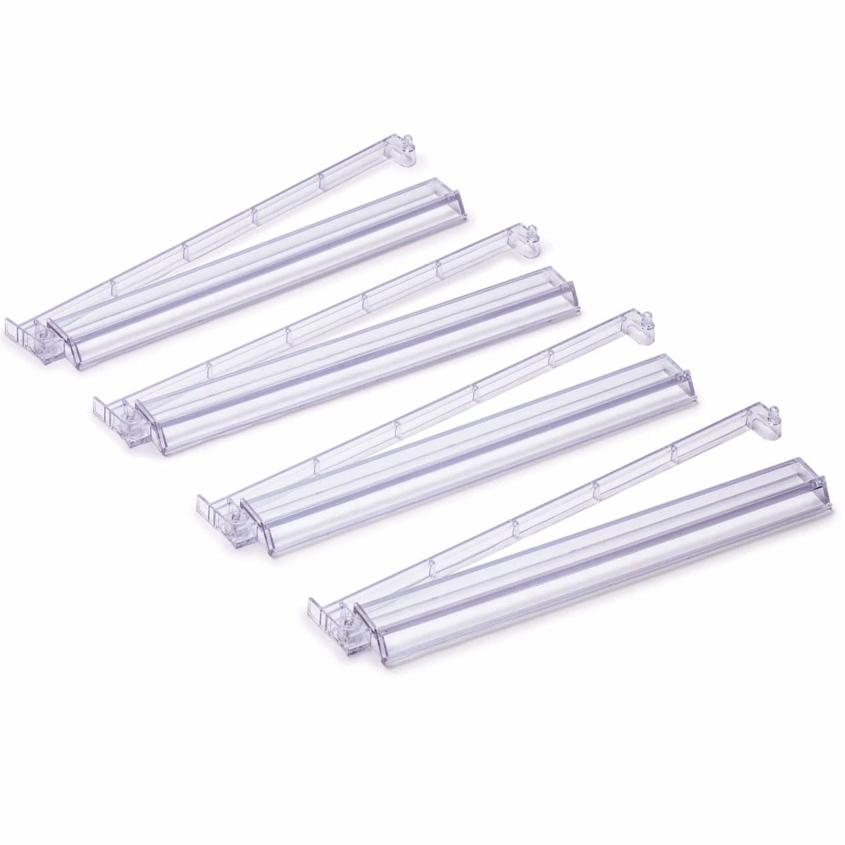 Yellow Mountain Imports Modern Mahjong Racks with Built-in Pushers - Clear - Set of 4 thumbnail 3