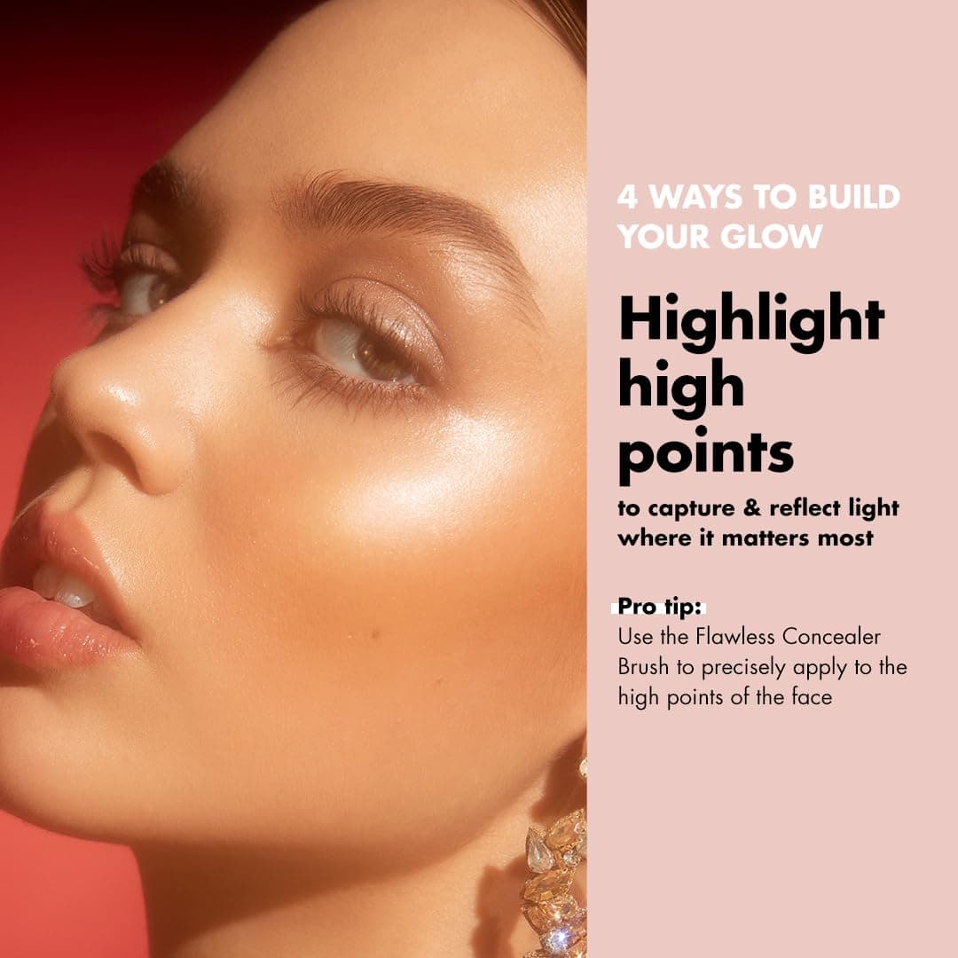 e.l.f. Halo Glow Liquid Filter, Complexion Booster For A Glowing, Soft-Focus Look, Infused With Hyaluronic Acid, Vegan & Cruelty-Free, 3 Light/Medium thumbnail 4