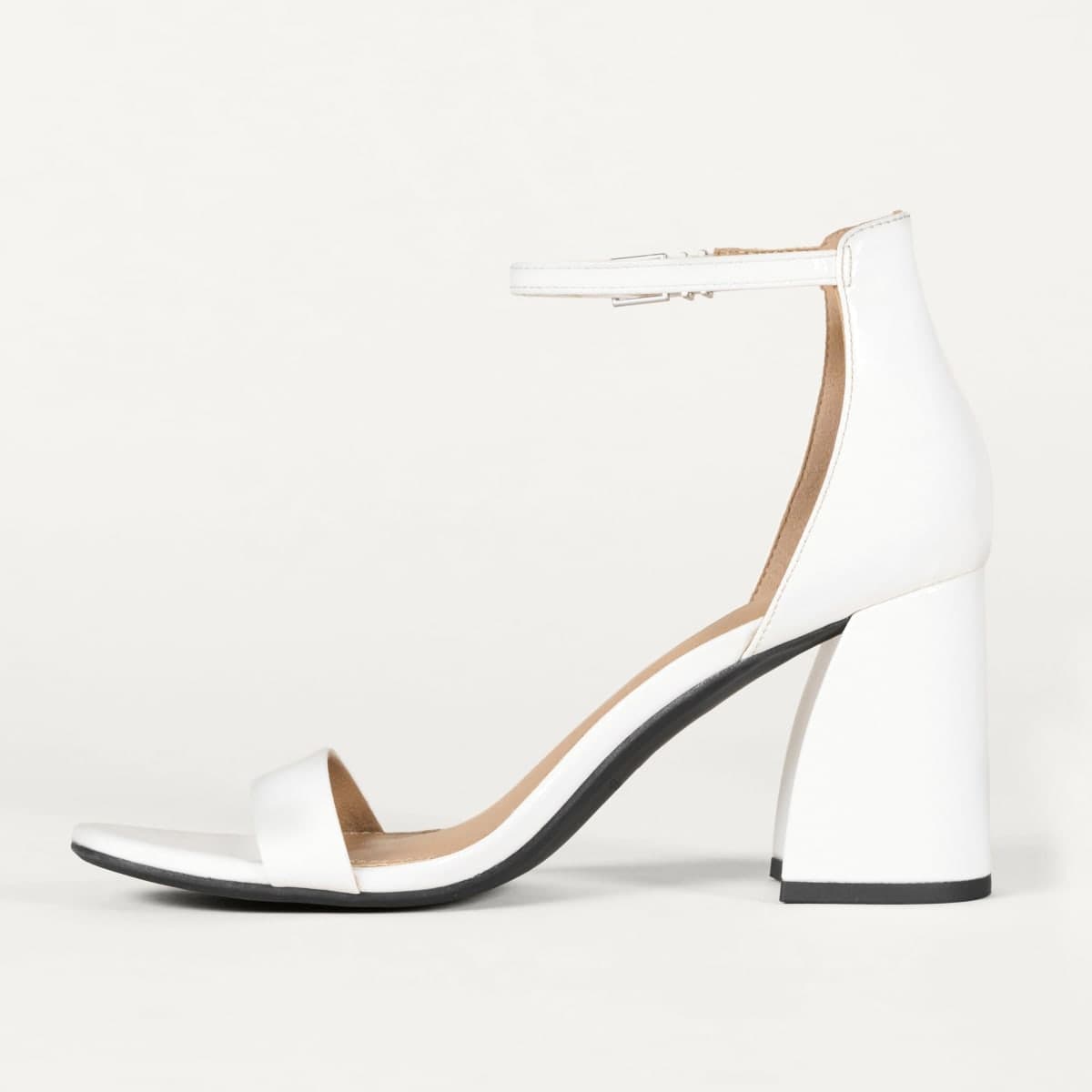 Amazon Essentials Women's High Heel Nola, White Patent, 7 thumbnail 3