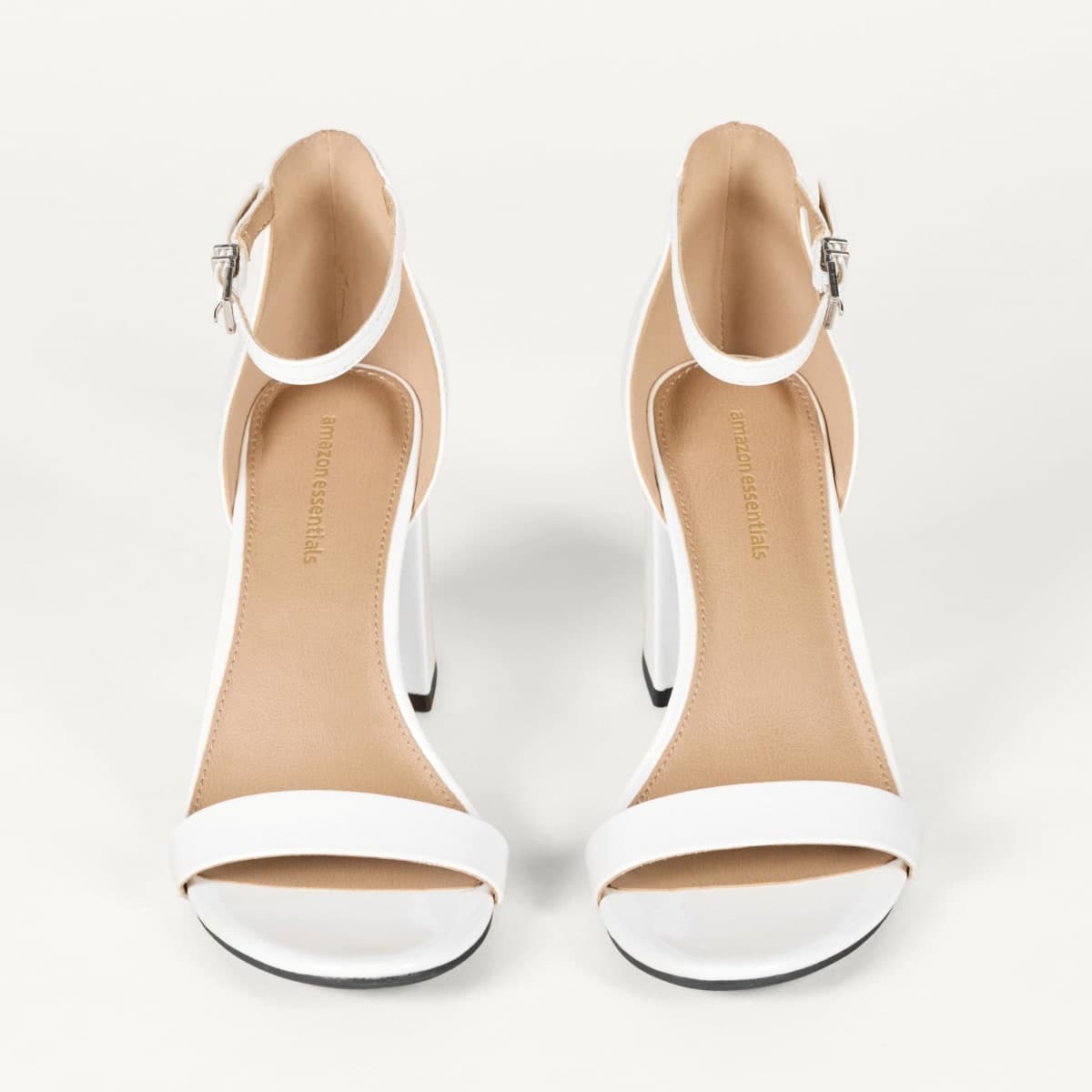 Amazon Essentials Women's High Heel Nola, White Patent, 7 thumbnail 4