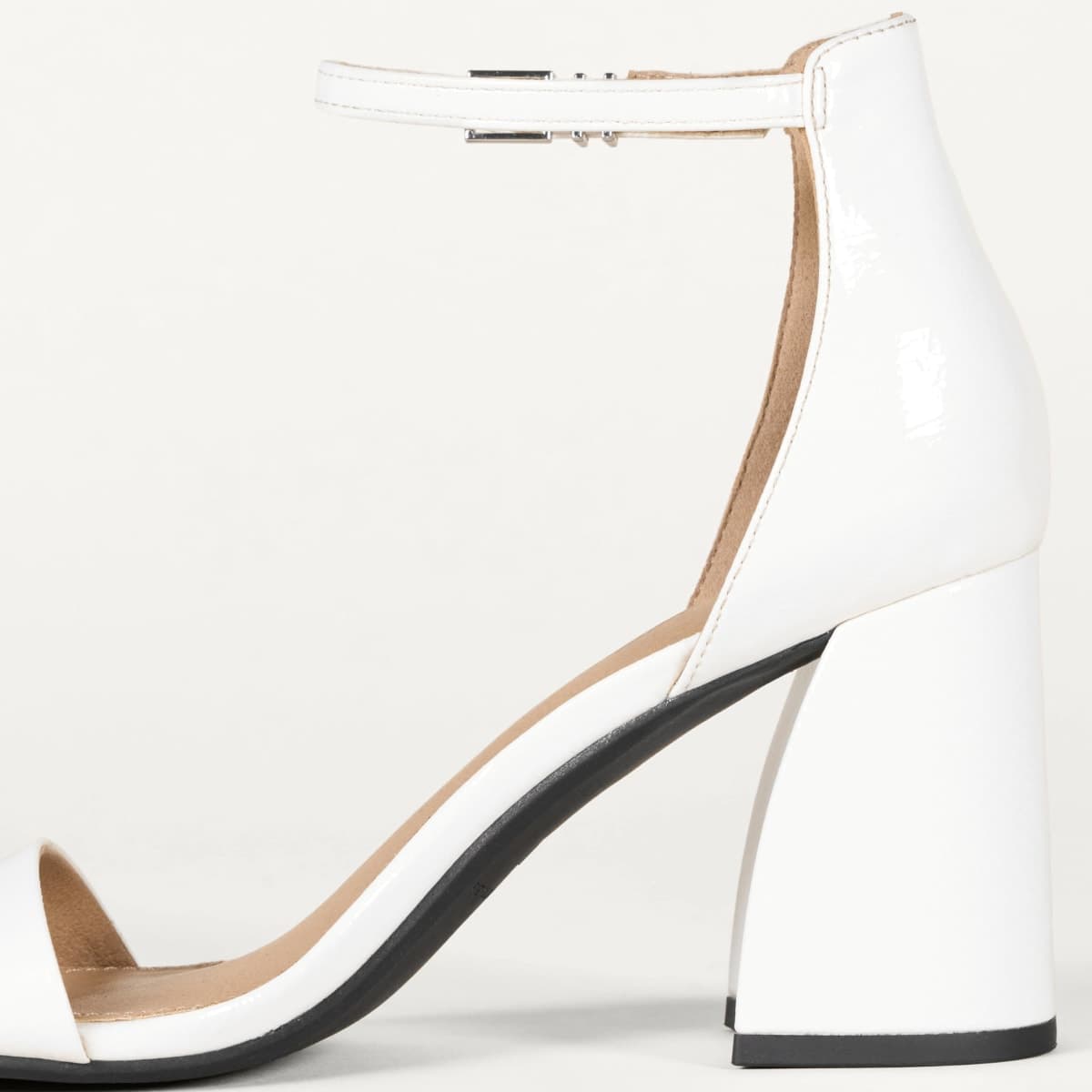 Amazon Essentials Women's High Heel Nola, White Patent, 7 thumbnail 5