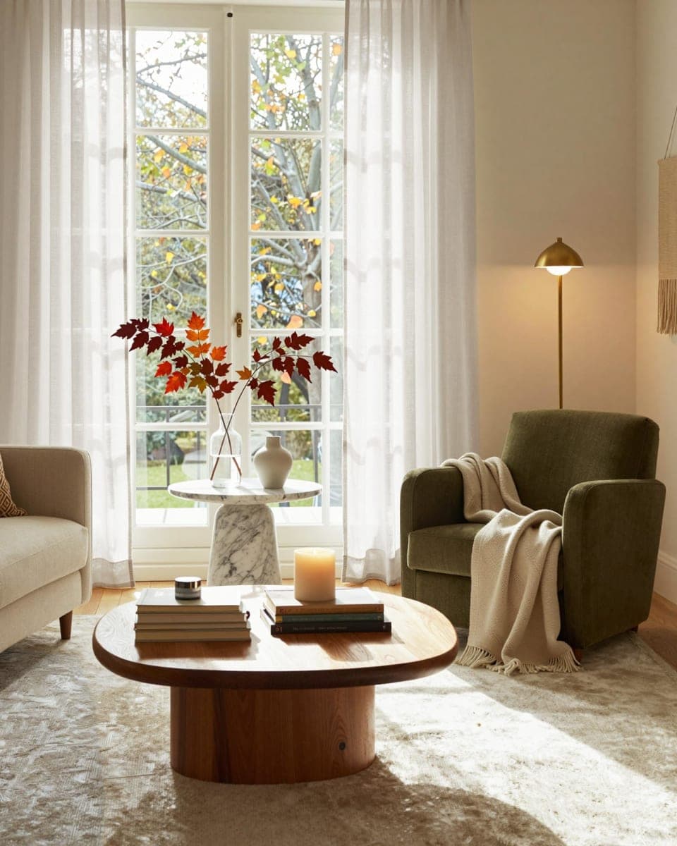 NICETOWN Flax Sheer Linen Curtains for Windows 84 inch Length, Grommet Semi Sheer Vertical Drapes Privacy with Light Through for Bedroom/Living Room, Natural, W52 x L84, 2 Pieces thumbnail 2