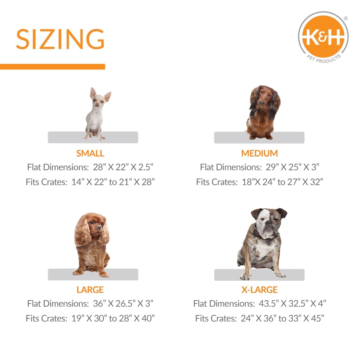 K&H Pet Products Deluxe Bolster Crate Pad Small Natural 20" X 25" thumbnail 2