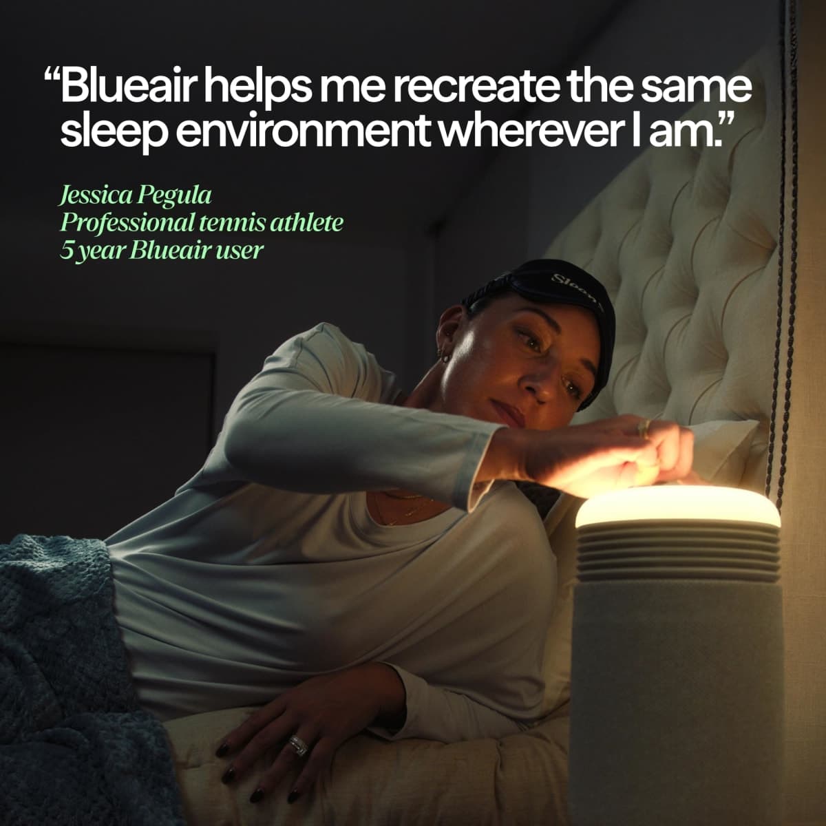 BLUEAIR Purifier for Bedroom - Mini Restful - Sunrise Clock with HEPASilent Filtration and Wake Up Light - Cleans Air and Supports Circadian Rhythm - USB-C and App Connectivity, Beige thumbnail 4