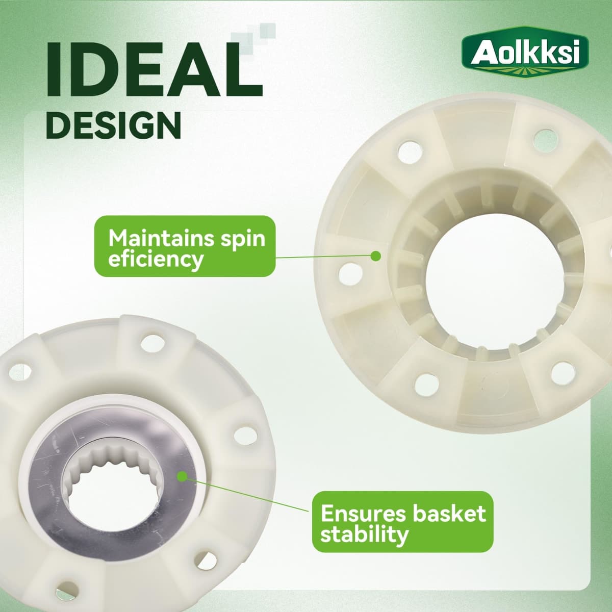 AOLKKSI W10820039 280145 Washer Hub Kit Part thumbnail 3