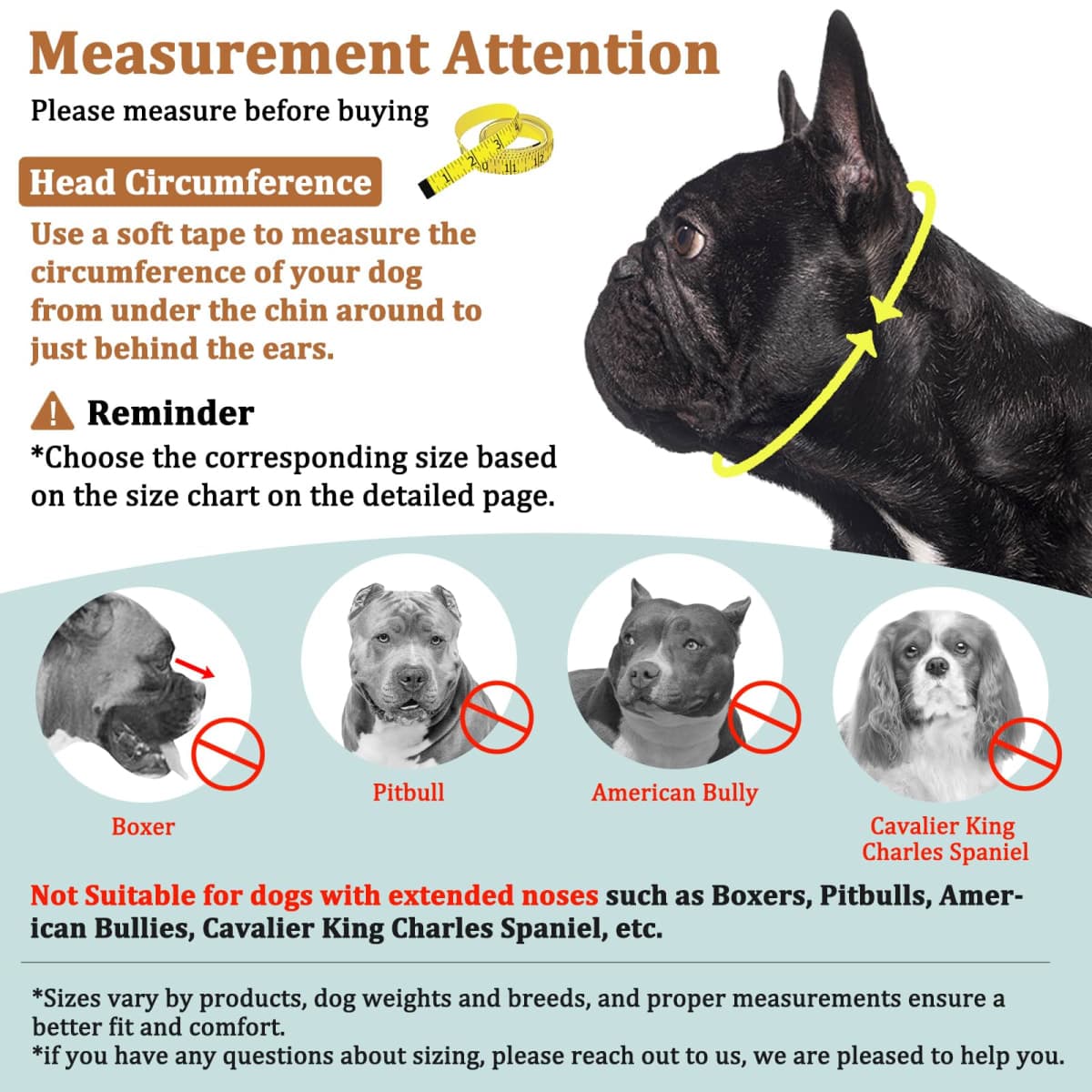 Mayerzon Short Snout Dog Muzzle for French Bulldog with Full Pant Design to Prevent Eating Biting, Soft Mesh Dog Muzzle for Shih Tzu Pug English Bulldog for Grooming Walking, Allow to Drink and Feed thumbnail 2