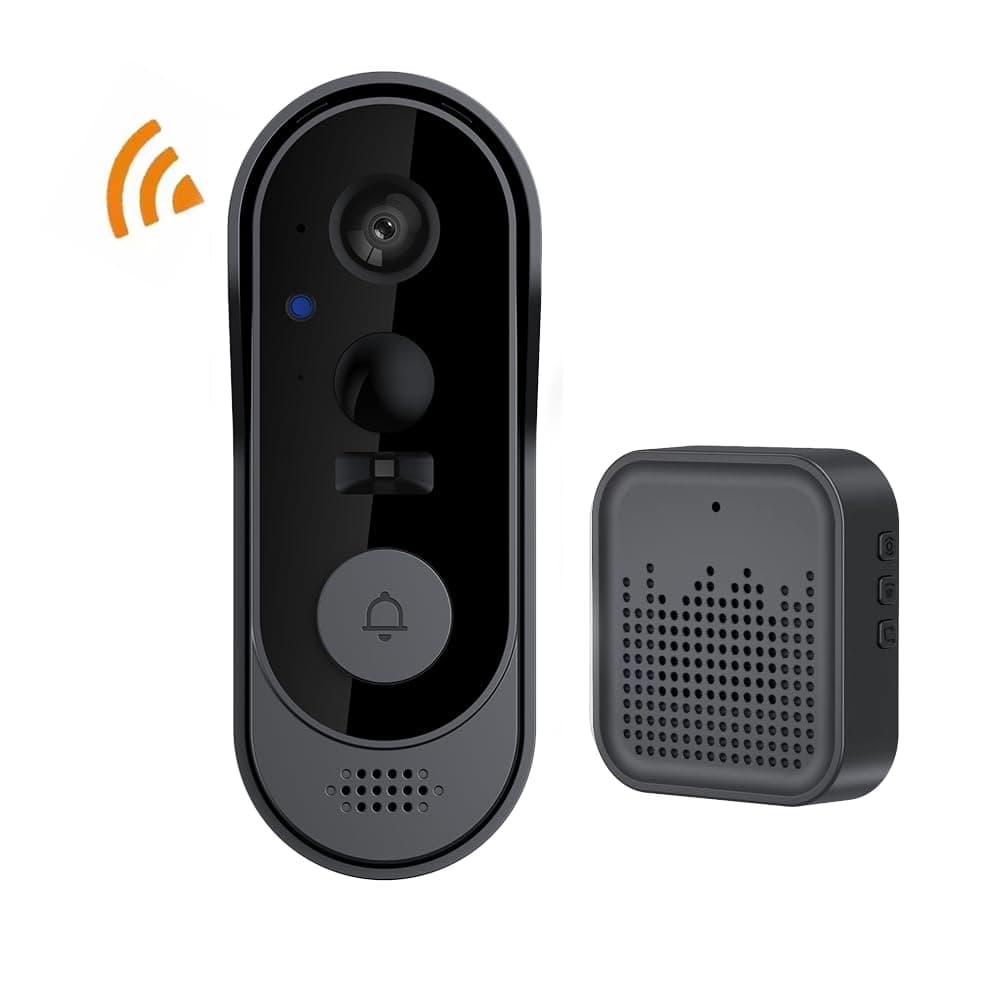ZIG1 Doorbell Camera Wireless No Subscription, 1080p Video Doorbell with Chime, 2-Way Audio, Night Vision, 2.4G Wi-Fi, Indoor Outdoor thumbnail 2