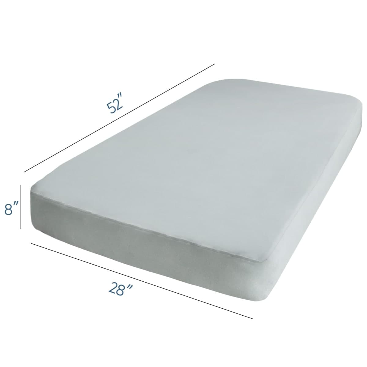 Stretchy Crib Sheets for Boys Girls, 2 Pack Baby Crib Sheets Fitted for Standard Crib and Toddler Bed Mattress 52" x 28", Soft and Breathable Fitted Crib Sheets Neutral, Grey thumbnail 4