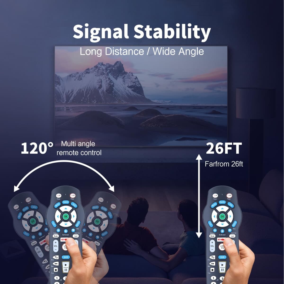 Snrigw Replacement Remote Control for Verizon Fios P265v 3.1 (RC2655101/02B) Frontier Cable Box TV thumbnail 5