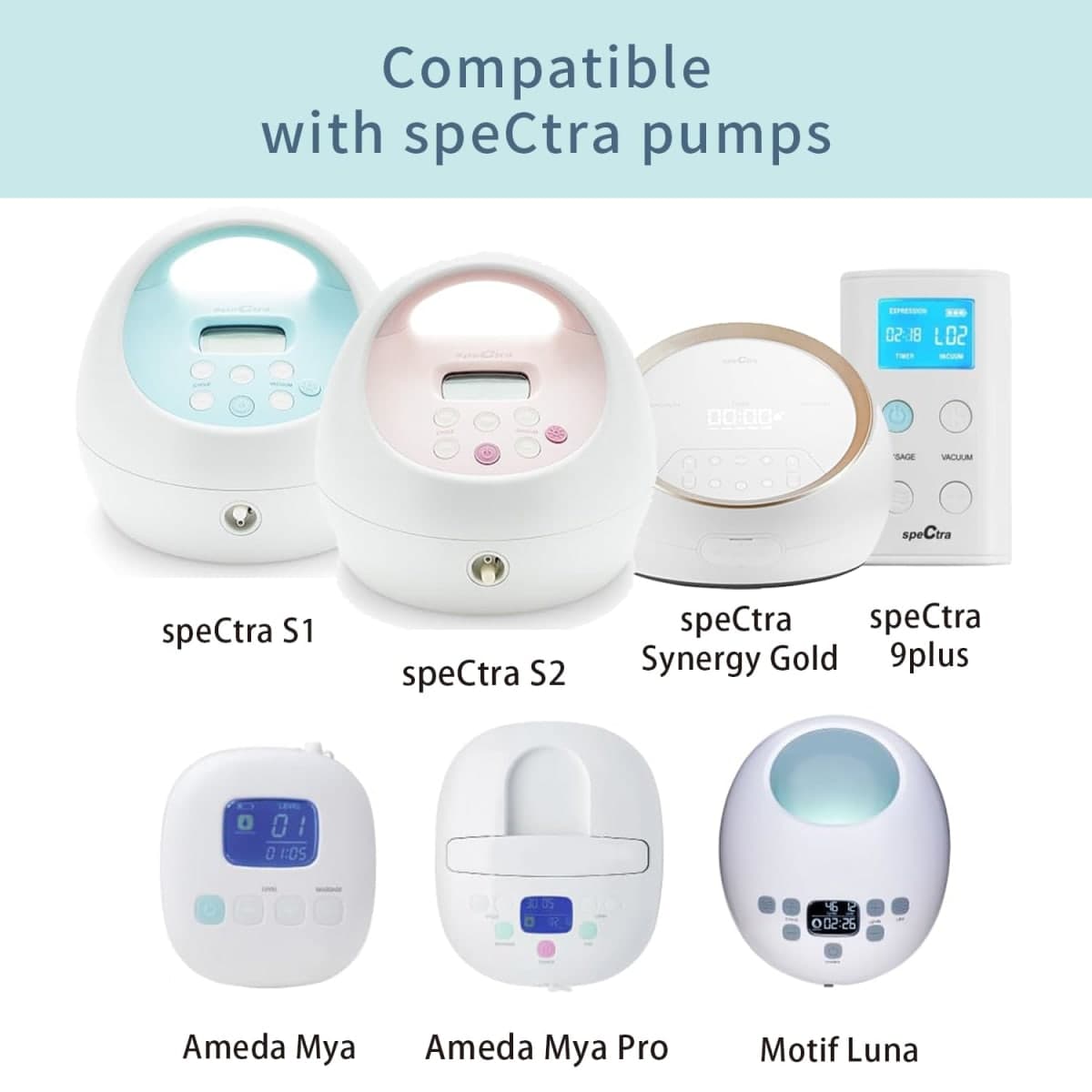 Momstouch 20mm Flange and Duckbill Valve Compatible with Spectra S1 S2 9 Plus Breastpump Replacement to Spectra Pump Parts, Not Original, Replace Spectra Accessories. thumbnail 2