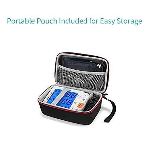 Tediver Digital Blood Pressure Monitor, Large Cuff 0.7-1.3 Feet, Electric Upper Arm Blood Pressure Machine with Electric Powered Charger and Device Case, Backlight LCD Screen, 2 Year Warranty thumbnail 5