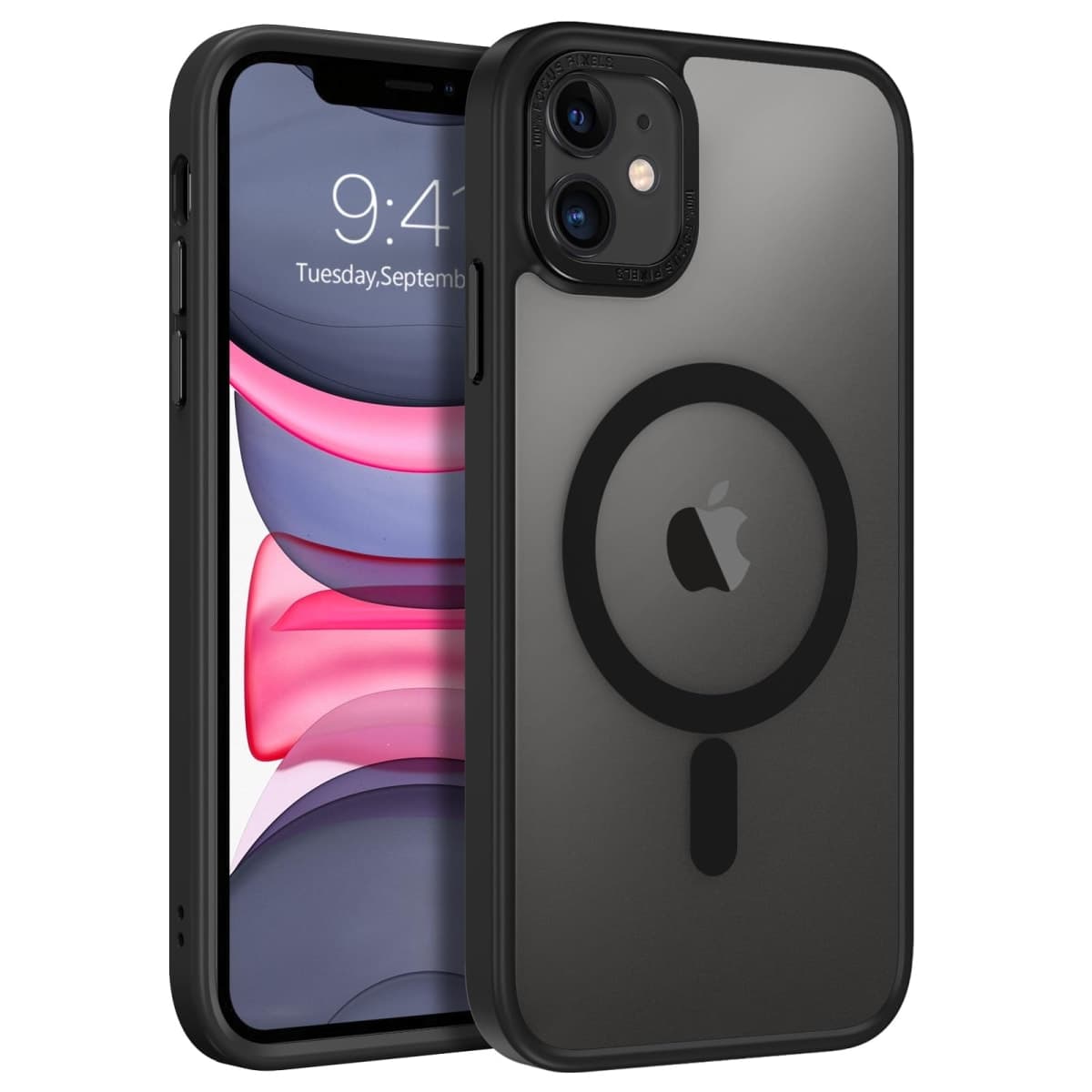 BENTOBEN for iPhone 11 Phone Case, Phone Case iPhone 11 Magnetic Case [Compatible with Mag Safe] Translucent Matte Slim Shockproof Anti-Fingerprint Protective Cover for iPhone 11 6.1’’ Grey — image 1