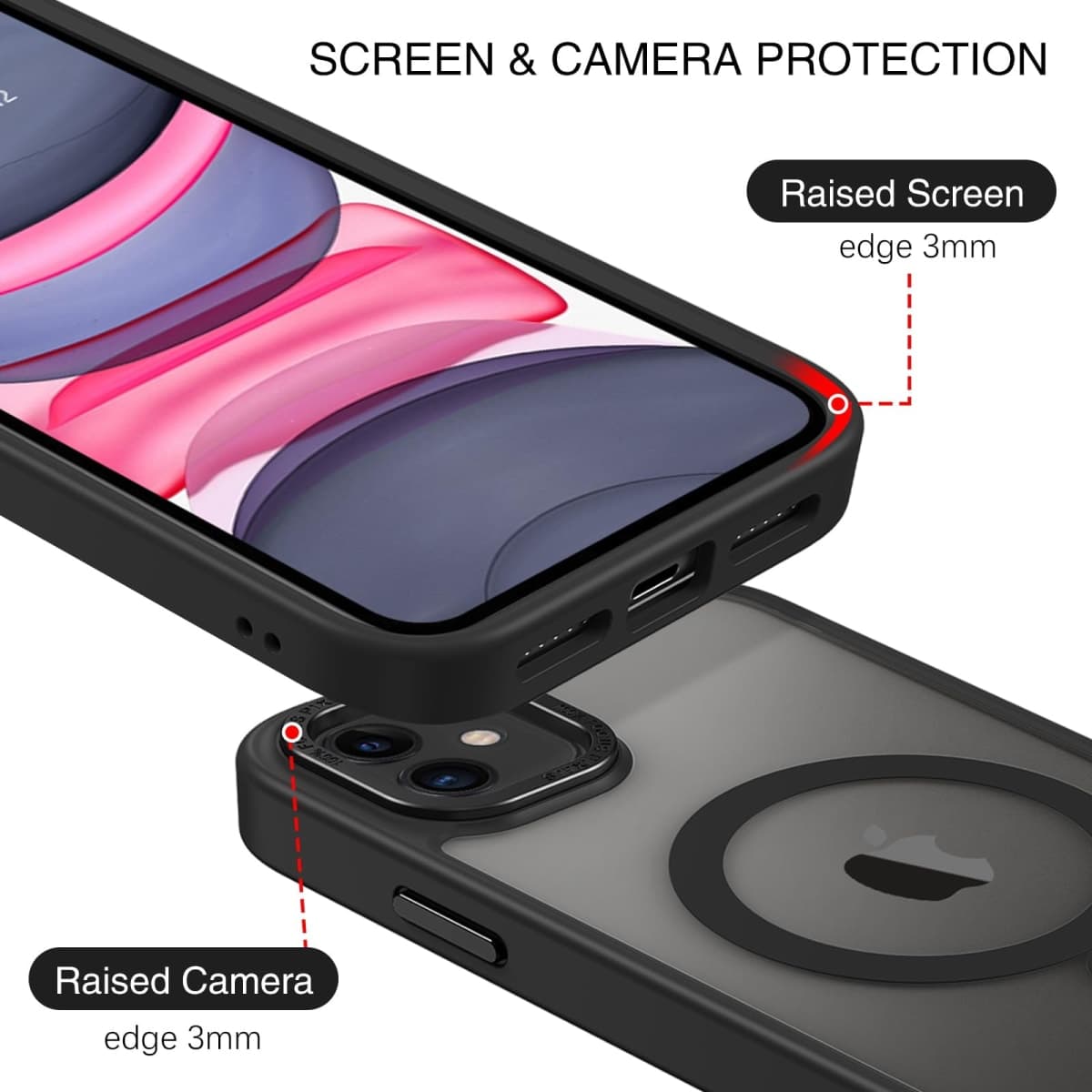 BENTOBEN for iPhone 11 Phone Case, Phone Case iPhone 11 Magnetic Case [Compatible with Mag Safe] Translucent Matte Slim Shockproof Anti-Fingerprint Protective Cover for iPhone 11 6.1’’ Grey thumbnail 3