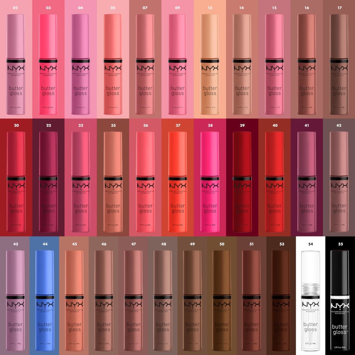 NYX PROFESSIONAL MAKEUP Butter Gloss Brown Sugar, Non-Sticky Lip Gloss - Spiked Toffee (Brown Mauve) thumbnail 5