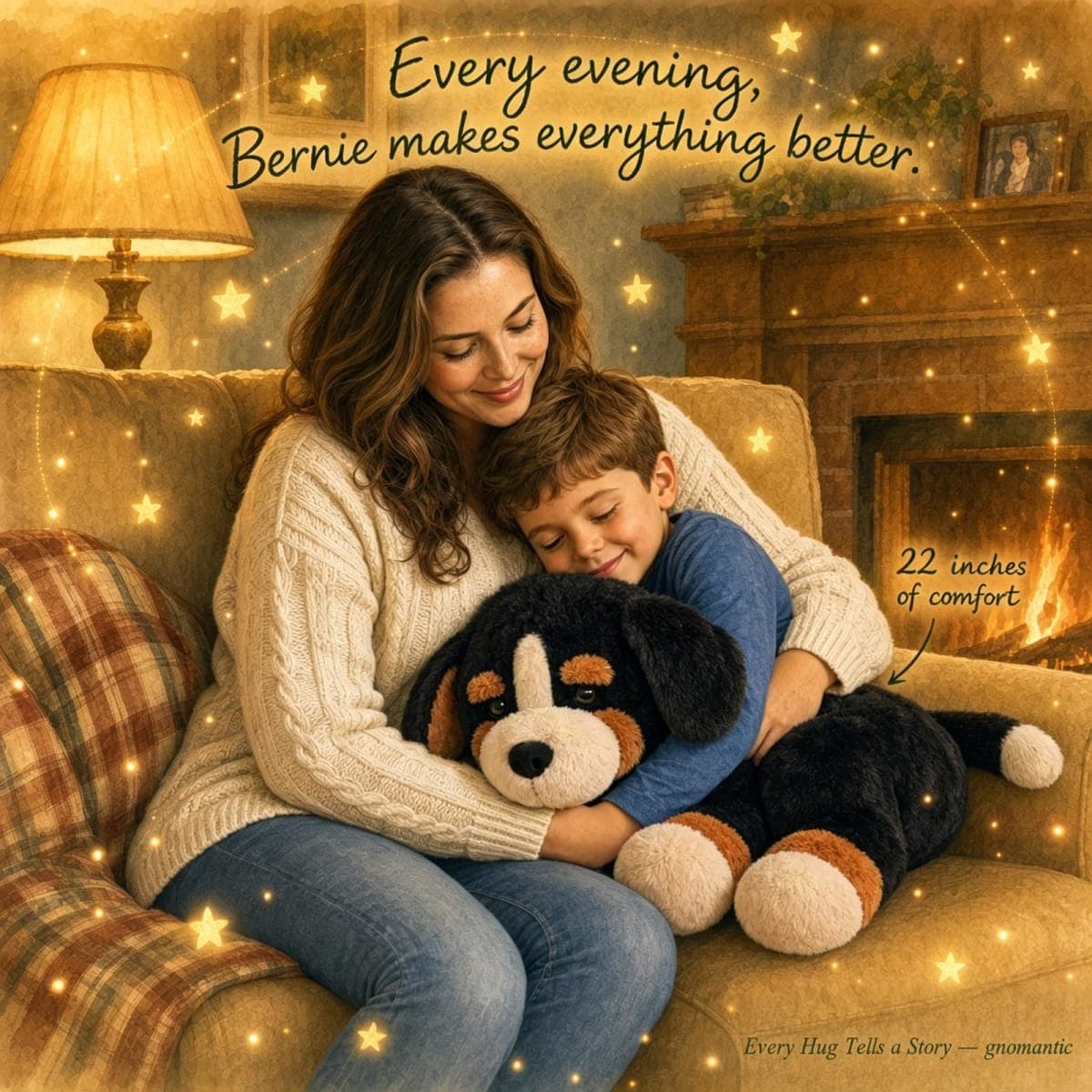 gnomantic Labrador Weighted Stuffed Animals, Plush Pillow for Kids thumbnail 4