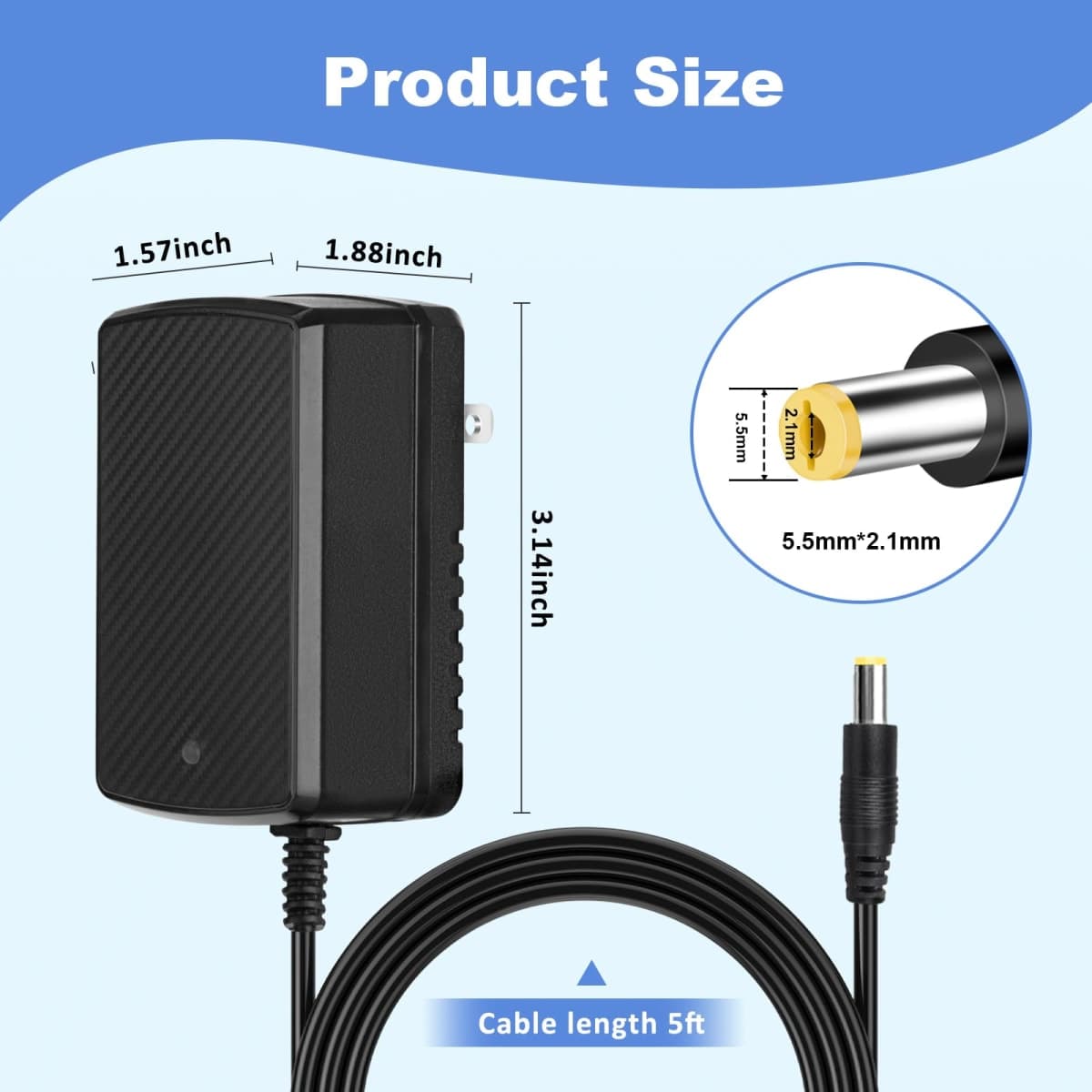 12V Kids Charger for Ride On Toys Bumper Car Kids Electric Car Kid Trax 12v Universal Charger Baby Electric Battery Power Supplies thumbnail 2