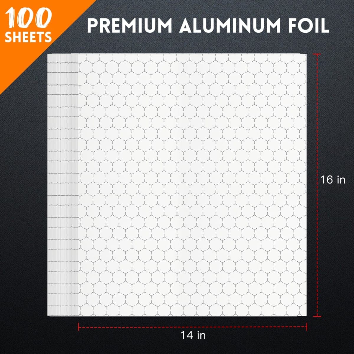 EcoDispose 14x16 in Precut Insulated Foil Wrap Grease Resistant 100PCS thumbnail 2