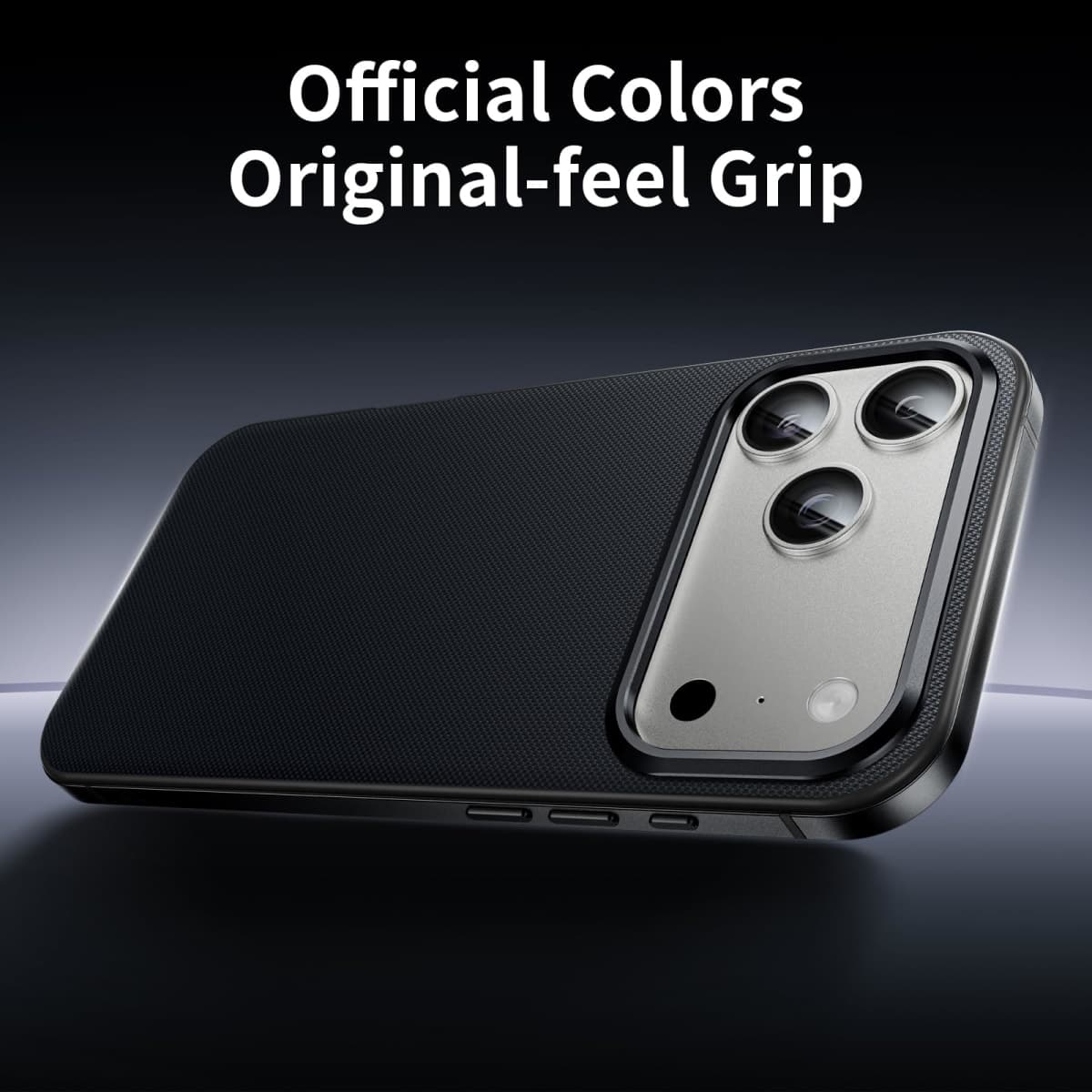 YOOVEI Metal Case for iPhone 17 Pro Max, [1:1 Metal Original Grip] Slim Aluminum Alloy Frame [Fit for MagSafe] Heavy-Duty Protection Shockproof Anti-Fingerprint Phone Case for 17 Pro Max Black thumbnail 5